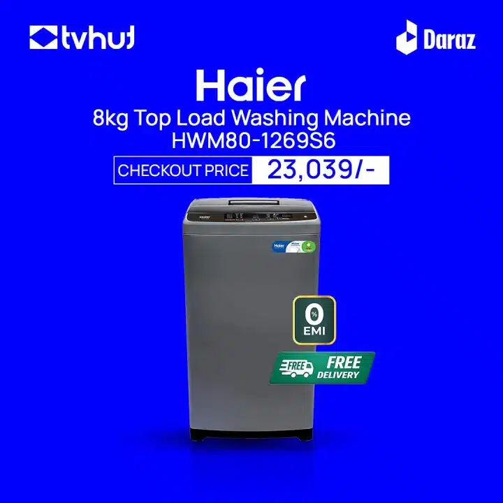 haier 8 kg fully automatic top load washing machine